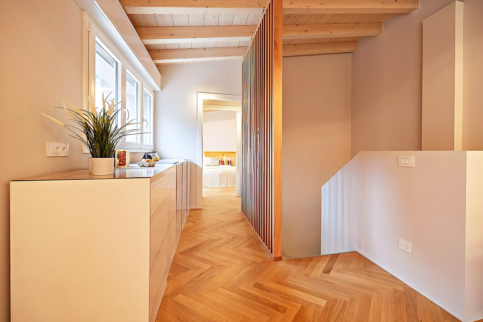 Reforma de casa de pueblo con tabique de madera — Sant Pere de Ribes